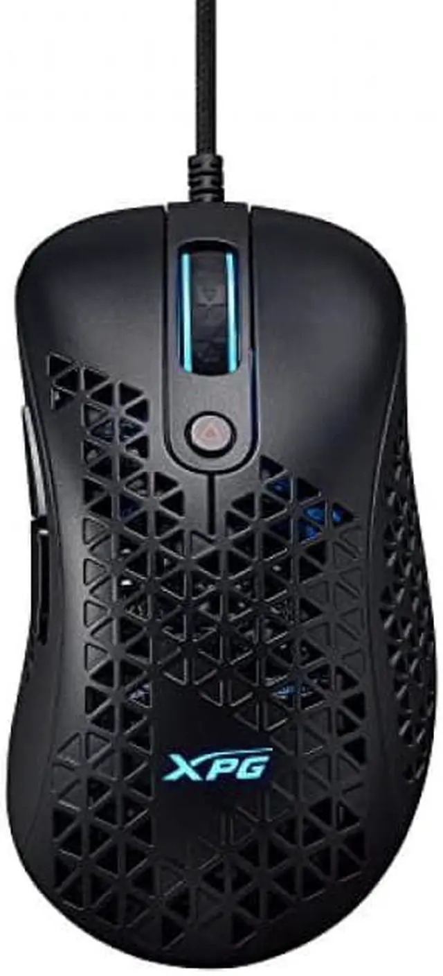 Alt view image 8 of 8 - XPG SLINGSHOT Wired Gaming Mouse - Black w/ RBG + Kailh Switches | USB-A Connection 1000Hz | 6 Programmable Buttons :Exoskeleton Design | PMW 3360 Sensor - 400-12000 DPI