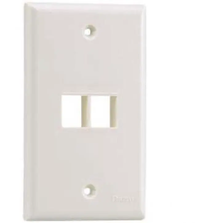 Alt view image 5 of 5 - PANDUIT 2 Socket Netkey Faceplate
