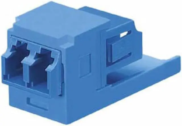 Alt view image 10 of 11 - Pannet Adapter,Singlemode Duplex LC Fiber,Blue  CMDSLCZBU