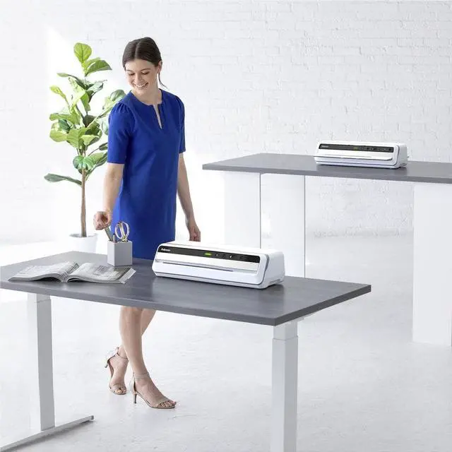 Alt view image 10 of 16 - Fellowes Jupiter 125 Thermal & Cold Laminator 12.5" Width White (5746301)