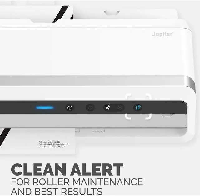 Alt view image 13 of 16 - Fellowes Jupiter 125 Thermal & Cold Laminator 12.5" Width White (5746301)