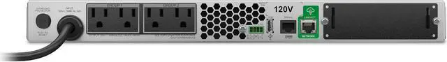 Alt view image 10 of 11 - APC 4-Outlet 1500Va 120V 1U Smart-UPS with SmartConnect SMT1500RM1UC