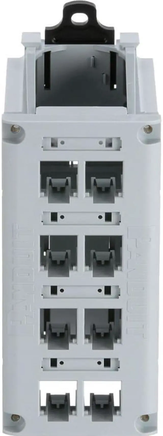 Alt view image 5 of 7 - IndustrialNet DIN Rail Mount Patch Panel CDPP8RG