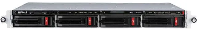 Alt view image 4 of 7 - BUFFALO TeraStation TS5420RN3204 4-Bay NAS 32TB (4x8TB) with NAS-Grade Hard Drives Included Rackmount Network Attached Storage