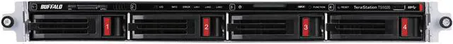 Alt view image 3 of 7 - BUFFALO TeraStation TS5420RN3204 4-Bay NAS 32TB (4x8TB) with NAS-Grade Hard Drives Included Rackmount Network Attached Storage