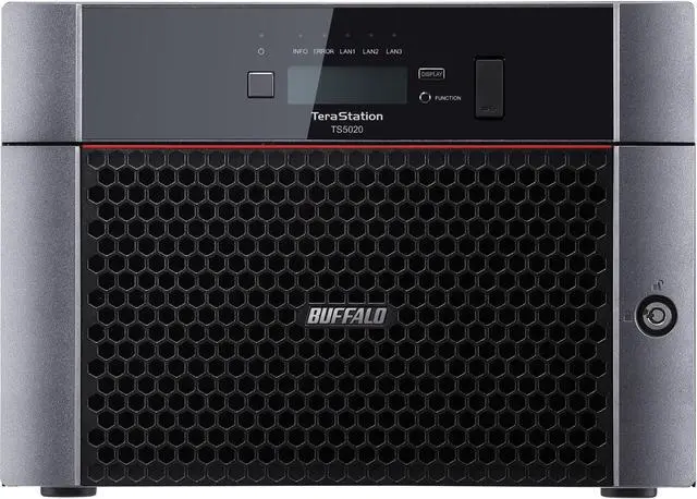 Alt view image 5 of 7 - BUFFALO TeraStation TS5820DN4804 8-Bay NAS 48TB (4x12TB) with NAS-Grade Hard Drives Included Desktop Network Attached Storage