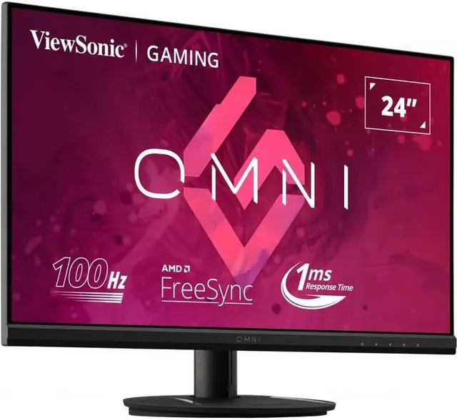 Alt view image 11 of 20 - ViewSonic VX2416 24 Inch 1080p 1ms 100Hz Gaming Monitor with IPS Panel, AMD FreeSync, Eye Care, HDMI and DisplayPort