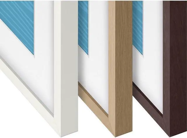 Alt view image 7 of 15 - Samsung 2021 50" The Frame Customizable Bezel Modern Teak VGSCFA50TKBZA