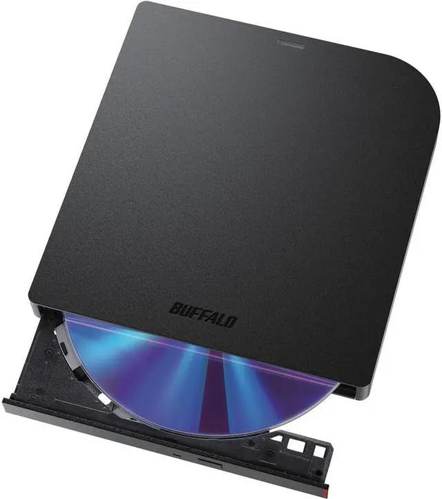 Alt view image 3 of 8 - Buffalo MediaStation Portable Blu-ray Writer External TAA Compliant BRXLPUS6U3B