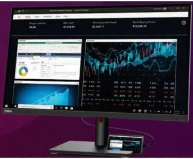 Alt view image 6 of 20 - Lenovo ThinkVision 27 inch Monitor - T27p-30
