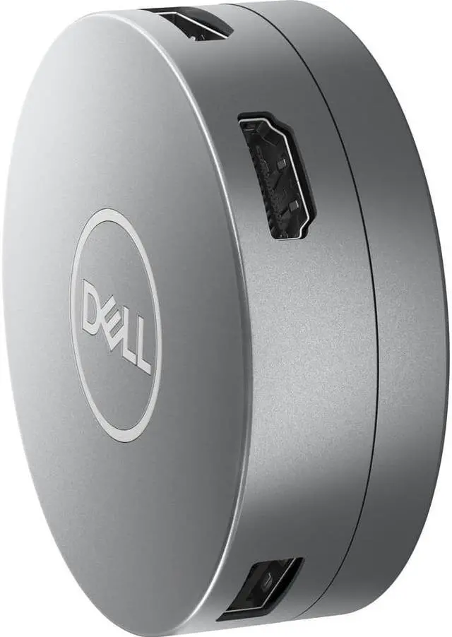 Alt view image 4 of 13 - Dell 6-in-1 USB-C Multiport Adapter - DA305 - for Monitor/Notebook/Projector/Keyboard/Mouse/Headset/Flash Drive - 90 W - USB Type C - 4K - 3840 x 2160 - 3 x USB Ports - 2 x USB Type-A Ports - USB Type