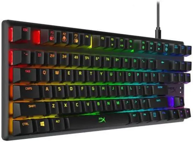 Alt view image 14 of 20 - HyperX 4P5P3AA Alloy Origins Core Mechanical Gaming Keyboard