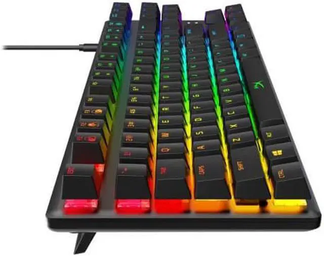 Alt view image 16 of 20 - HyperX 4P5P3AA Alloy Origins Core Mechanical Gaming Keyboard