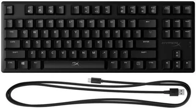 Alt view image 17 of 20 - HyperX 4P5P3AA Alloy Origins Core Mechanical Gaming Keyboard