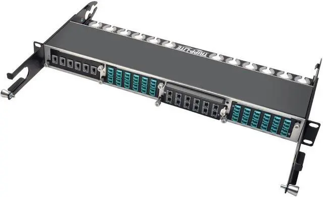 Alt view image 14 of 19 - Tripp Lite N484-12M12 40Gb Pass-Through Cassette - (x12) 12-Fiber MTP/MPO Female to Female