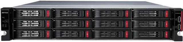Alt view image 6 of 6 - BUFFALO TeraStation TS51220RH6404 4-Bay NAS 64TB (4x16TB) with Enterprise-Grade Hard Drives Included Rackmount Network Attached Storage