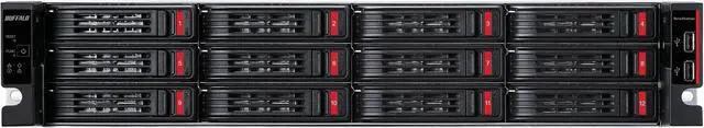 Alt view image 4 of 6 - BUFFALO TeraStation TS51220RH9612 12-Bay NAS 96TB (12x8TB) with Enterprise-Grade Hard Drives Included Rackmount Network Attached Storage