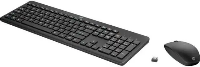 Alt view image 4 of 14 - HP 230 Wireless Mouse and Keyboard Combo 18H24AAABA