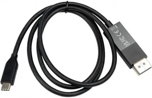 Alt view image 10 of 13 - V7 DisplayPort/USB-C Audio/Video Cable V7UCDP2M