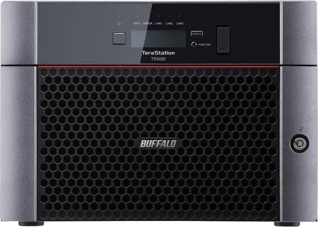 Alt view image 5 of 7 - BUFFALO TeraStation TS5820DN6408 8-Bay NAS 64TB (8x8TB) with NAS-Grade Hard Drives Included Desktop Network Attached Storage