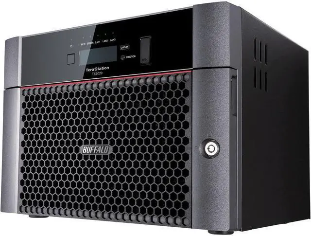 Alt view image 4 of 7 - BUFFALO TeraStation TS5820DN6408 8-Bay NAS 64TB (8x8TB) with NAS-Grade Hard Drives Included Desktop Network Attached Storage