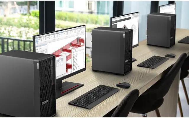 Alt view image 8 of 13 - Lenovo ThinkStation P358 30GL0051US Workstation - AMD Ryzen 9 PRO 5945 - 32 GB DDR4 SDRAM RAM - 1 TB SSD - Tower