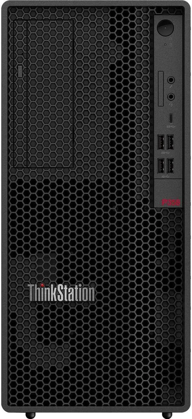 Alt view image 9 of 13 - Lenovo ThinkStation P358 30GL0051US Workstation - AMD Ryzen 9 PRO 5945 - 32 GB DDR4 SDRAM RAM - 1 TB SSD - Tower