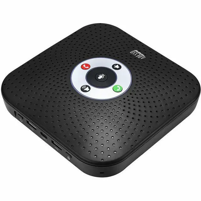 Alt view image 8 of 13 - Adesso 360° Conference Call Bluetooth/Wired Speaker with Microphone and USB 3.0 Hubs - USB - Microphone - Battery
