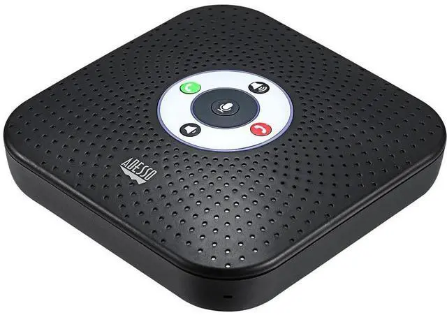 Alt view image 7 of 13 - Adesso 360° Conference Call Bluetooth/Wired Speaker with Microphone and USB 3.0 Hubs - USB - Microphone - Battery