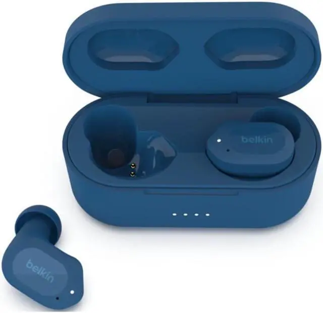 Alt view image 4 of 9 - Belkin SoundForm Play True Wireless Earbuds - Blue