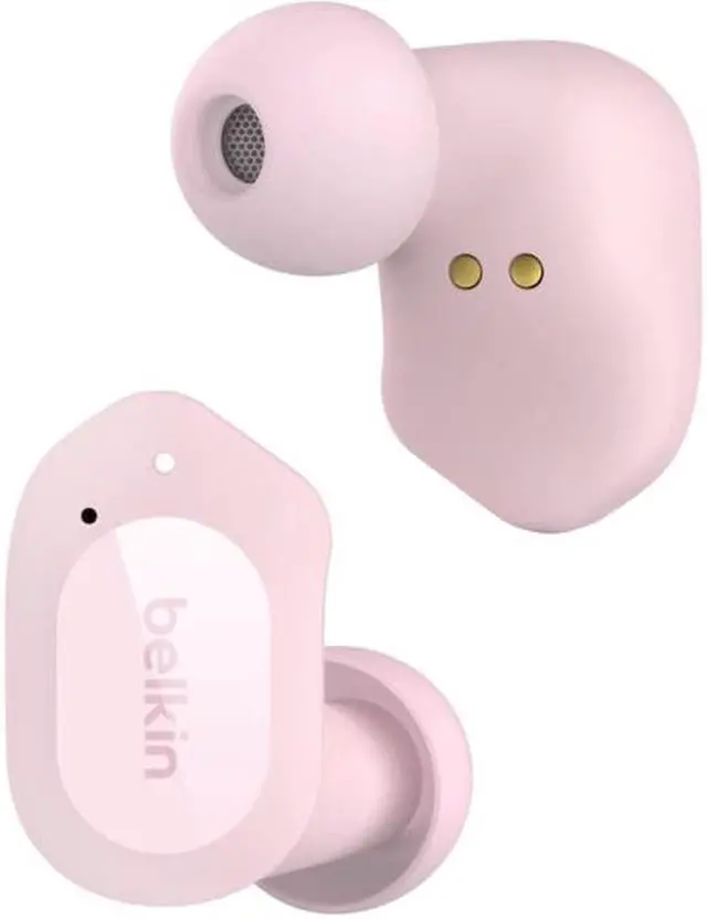 Alt view image 3 of 12 - Belkin SoundForm Play True Wireless Earbuds - Pink