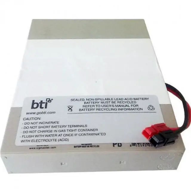 Alt view image 10 of 11 - BTI RBC62-1U-BTI Replacement Maintenance-Free, Sealed Lead Acid Ups Battery Kit For Tripp Lite Sm