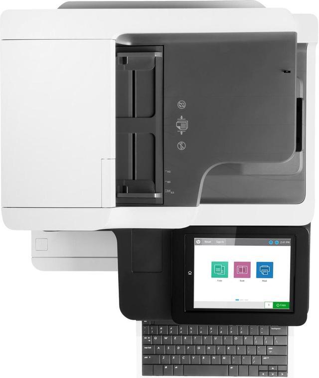 Alt view image 11 of 17 - HP LaserJet Enterprise Flow MFP M634h Laser Printer, Black And White Mobile