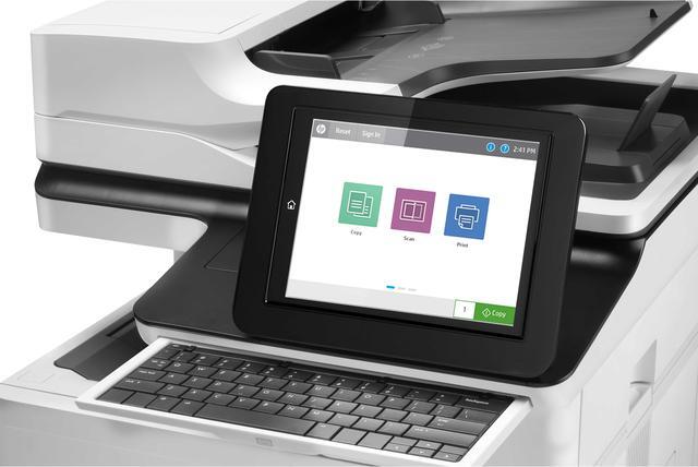 Alt view image 10 of 17 - HP LaserJet Enterprise Flow MFP M634h Laser Printer, Black And White Mobile