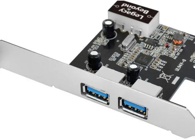 Alt view image 6 of 11 - siig legacy and beyond series pcie to usb 3.0 2port pci express card external pcie host card supports uasp