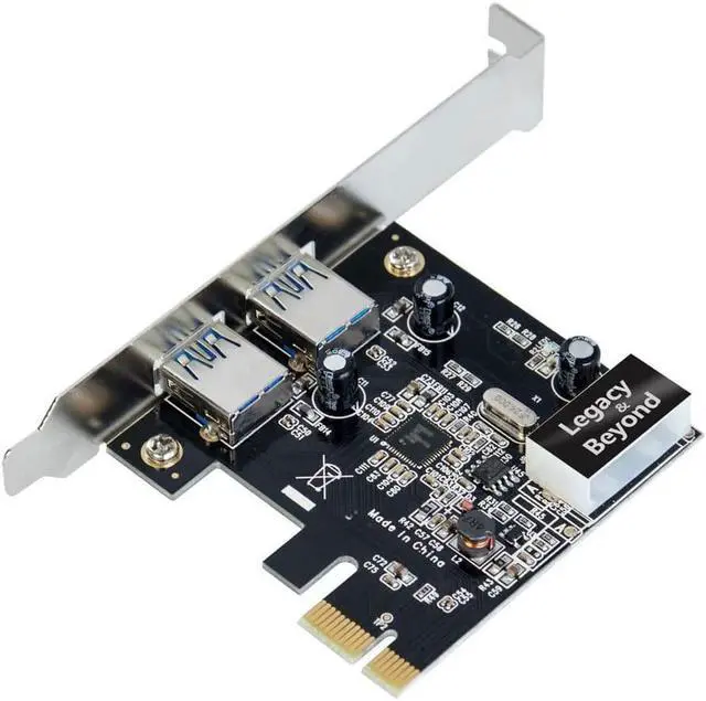 Alt view image 8 of 11 - siig legacy and beyond series pcie to usb 3.0 2port pci express card external pcie host card supports uasp