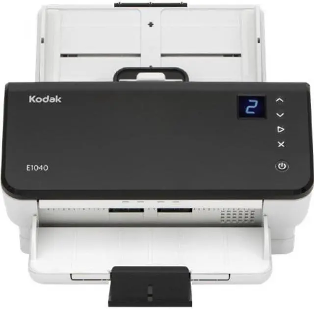 Alt view image 3 of 11 - Kodak Alaris E1040 Sheetfed Scanner - 600 dpi Optical - 24-bit Color - 40 ppm (Mono) - 40 ppm (Color) - Duplex Scanning - USB