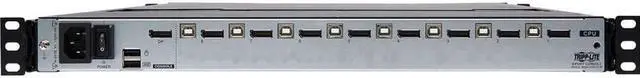 Alt view image 11 of 19 - Tripp Lite B030-DP08-17DIP 8-Port DisplayPort KVM Switch Console B030DP0817DIP