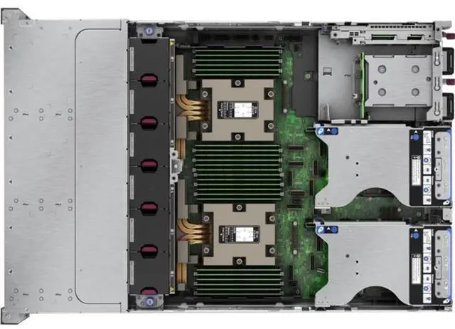 Alt view image 5 of 8 - HPE ProLiant DL385 G11 2U Rack Server - 1x AMD EPYC 9124 (2.70 GHz) - 32GB RAM - 12Gb/s SAS Controller - AMD Chip - Gigabit Ethernet - 8x SFF - 800W  P55080-B21
