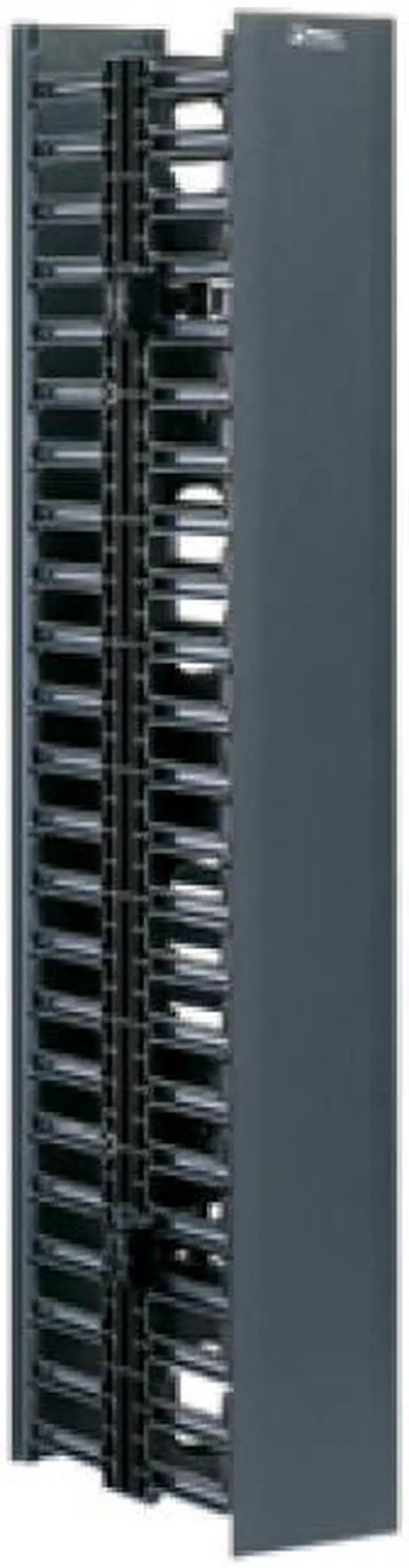 Alt view image 9 of 9 - Panduit - WMPV22E - Cable Accessories Vertical Cable Management Acrylonitrile Butadiene Styrene Black