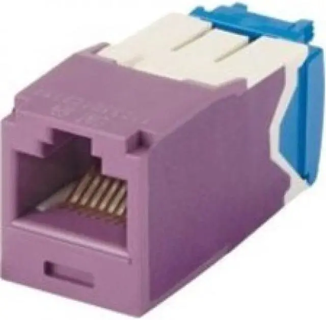 Alt view image 2 of 3 - Panduit Mini-Com TX6A UTP Jack Module CJ6X88TGVL