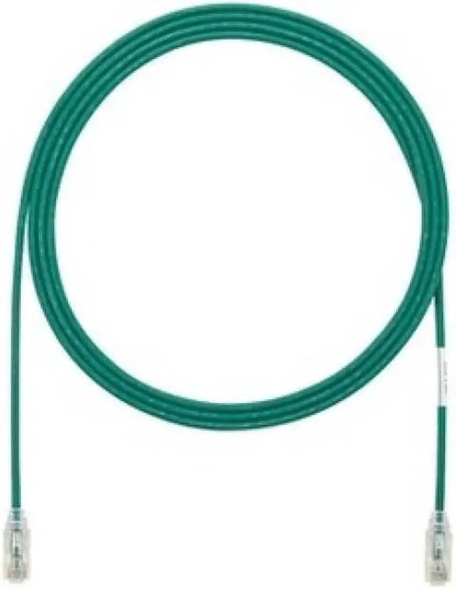 Alt view image 2 of 2 - Panduit 5ft Cat.6 UTP Patch Network Cable - Clear, Green
