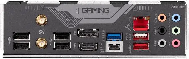 Alt view image 7 of 7 - GIGABYTE B760 GAMING X AX LGA 1700 Intel B760 ATX Motherboard with DDR5, M.2, PCIe 4.0, USB 3.2 Gen2X2 Type-C, AMD WiFi 6E, 2.5GbE LAN, Q-Flash Plus, PCIe EZ-Latch