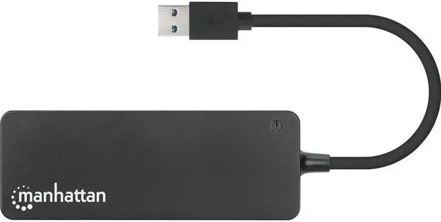 Alt view image 4 of 9 - Manhattan 7-Port USB 3.2 Gen 1 Type-A Hub - for Tablet/Notebook/Desktop PC/Keyboard/Mouse/Flash Drive - USB 3.2 (Gen 1) Type A - 7 x USB Ports - 7 x USB Type-A Ports - USB Type-A - Black - Wired - Win