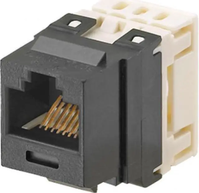 Alt view image 4 of 4 - Panduit NK688MBL Category-6 8-Wire Jack Module, Black