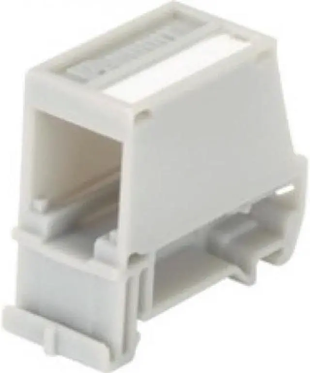 Alt view image 9 of 9 - Panduit CADIN1IG Mounting Adapter for DIN Rail Network Module International Gray