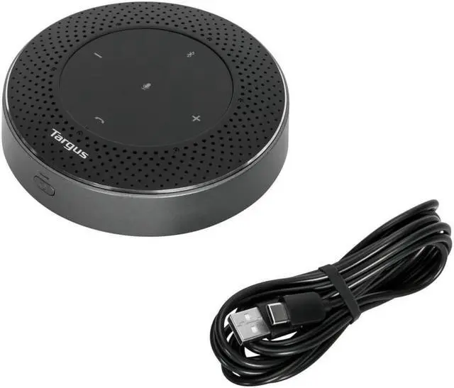 Alt view image 2 of 9 - Targus Bluetooth Speakerphone - USB - Microphone - Battery - Black