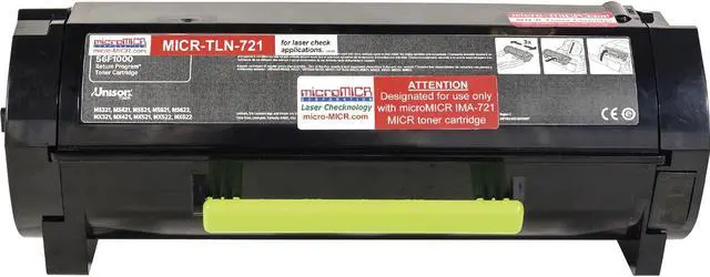 Alt view image 10 of 11 - microMICR MICR Toner Cartridge - Alternative for Lexmark (56F1000) - Black