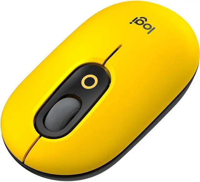 Alt view image 10 of 20 - Logitech POP Mouse with Customizable Emojis for Windows & Mac - Blast Yellow