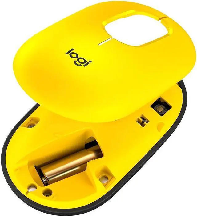 Alt view image 11 of 20 - Logitech POP Mouse with Customizable Emojis for Windows & Mac - Blast Yellow